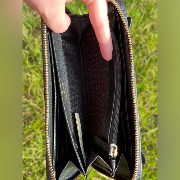 NWT 😻🐾 Kate Spade Cat Meow Lindsey Long Wallet - Picture 13 of 14